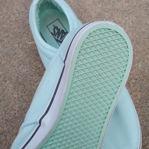Vans women's Mint Green Sneakers - Picture 3 of 10